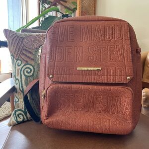 Steve Madden Brown Backpack